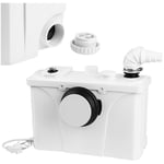 Vingo - Station de relevage pour eaux usées Pompe domestique de relevage de matières Pompe anti-retour intégré pour wc, douche, Blanc 700 w