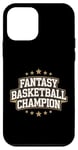 iPhone 12 mini Fantasy Basketball Champion Proud Champ Sports Player Winner Case