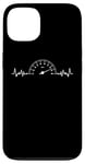 Coque pour iPhone 13 Heartbeat Speedometer Auto Car Garage Racing Men Dad