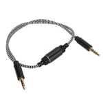 New 3.5mm Sound Cord Male To Male Lossless Stereo Sound Auxiliary Cable For 2 Wa