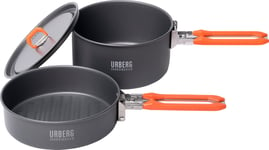 Urberg Rogen 2 Person Cookware Silver, Multi Color, OneSize