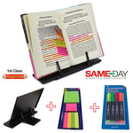 New Adjustable Brilliant Book Metal Stand Iphone Ipad & Tablet Holder ART shelf