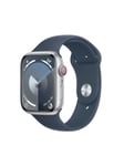 Apple Watch Series 9 GPS + Cellular, 45mm, Aluminium Case, Sport Band, Medium-Large