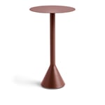 HAY - Palissade cone bord - hög - Iron Red - Ø60 - Småbord & Sidobord utomhus - Ronan & Erwan Bouroullec - Röd - Metall