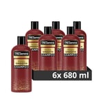 TRESemmé Keratin Smooth Shampoo hair care product with hydrolysed keratin for 72h frizz control, smoothness & shine 6x 680 ml