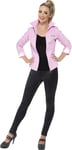 Smiffys Womens Grease Deluxe Pink Ladies Jacket, Size S, Colour Pink, 25875