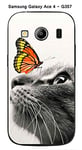 Onozo Coque Samsung Galaxy Ace 4 - G357 Design Chat et Papillon