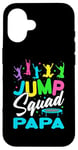 iPhone 16 Jump Squad Papa Trampoline Bounce Birthday Trampolining Case