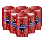 Old Spice Rockstar Stick Deodorant Alu-Free 50ml 3, 6 Pack