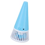 (White)Mini Handheld Fan Cone Shaped Table Top Hanging Neck Cooling Fan Por SL