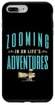 Coque pour iPhone 7 Plus/8 Plus Zoom sur les aventures de la vie Photographie de voyage