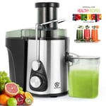 600ML Juicers Whole Fruit & Vegetable Citrus Centrifugal Fresh Juice Safety Lock