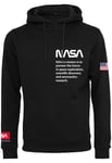 Mister Tee Men's Nasa Definition Hoody Hooded Pullover, Black, XS UK