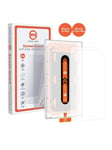 Mobile Origin Orange Screen Guard iPhone 15 Pro Max/15 Plus with easy applicator - 2 pack