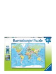 Ravensburger Map Of The World 200P Multi/patterned