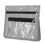 Expandable Pencil Pouch 1 Pack Zipper Binder Pouch Pencil Case Gray