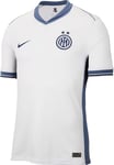 Nike Inter Milan 2024/25 Stadium Away Dri-Fit Réplique du Maillot de Football pour Homme, Summit White/Iris Whisper/Midnight Navy, FN8793-123, M