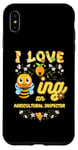 iPhone XS Max I Love Beeing An Agricultural Inspector Bee Lover Profession Case