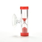 TPHJRM Hourglass Sand Timer Clock Sandglass For Tooth Brush Shower Timer With Suction Cup Kid Timing Remeber 1Pc 2 Minute