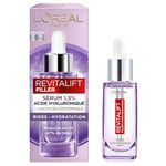 L’Oréal Paris – Sérum Anti-Rides & Anti-Âge – 1.5% Acide Hyaluronique Pur – Soin Visage Hydratant, Repulpant & Lissant – Pour Tous Types de Peaux – Revitalift Filler – 30 ml