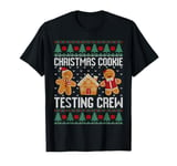 Christmas cookie testing crew, cookie eater gingerbread man T-Shirt