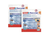 Tesa 58813 Powerstrips® Deco Haken Large Transparent Inhalt: 4 St. (58813-00500-00)