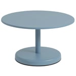 Linear Coffee Table Steel Ø70x40 cm, Pale Blue