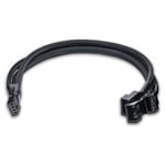 X= Braided 1-3 PWM Fan Splitter Cable - 35cm Black