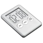 Digital Timer,Small Count Down/UP Clock with Magnetic,Kitchen Timer Silver Tone