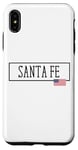 Coque pour iPhone XS Max Santa Fe City, États-Unis, drapeau, État, voyages, États-Unis, Amérique, femmes, hommes