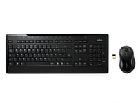 Fujitsu Wireless LX901 - tastatur- og mussett - Russisk