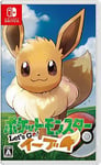 NEW Nintendo Switch Pokemon Let's Go Eevee 40512 JAPAN IMPORT