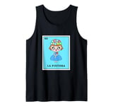 Funny Mexican Bingo Game El Pintora Tank Top