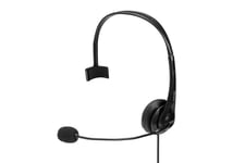 Lindy 20433 hovedtelefoner/headset Ledningsført Hjelm Kontor/Callcenter Sort