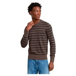 G-STAR RAW Men's R Knit Sweater, Multicolour (Gs Grey/Asfalt Stripe D25155-d840-g740), XXL