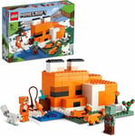 LEGO21178 Minecraft Fox Lodge House Animal Toys for Kids8+ birthday gift for kid