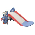 Toddler Slide Plastic Multifunctional Safe Easy To Storage Kids Folding Slide