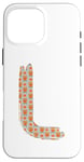 Coque pour iPhone 16 Pro Max Lettre rétro en gras hiboux - L - Design - Alphabet - Marqueur