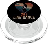 Line Dancing Dance Teacher Let's Line Dance PopSockets PopGrip for MagSafe