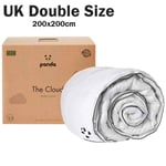 Panda The Cloud Bamboo 10.5 Tog All Seasons Duvet UK Double Bed Size 200x200cm