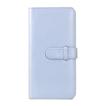 Mini Photo Album 80 Pockets Album Film Wallet Compatible with Fujifilm Instax SQUARE SQ40 SQ1 SQ20 SQ10 SQ6 SHARE SP-3 Polaroid Printer (Blue)