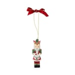 Spode Christmas Tree Tartan Nutcracker Ornament