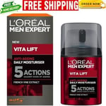 L'Oreal Men Expert Vita Lift 5 Anti-Ageing Moisturiser 50 ML FREE FAST SHIPPING