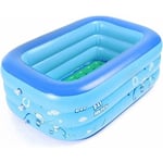 Gabrielle Piscine gonflable pour bébé, petite piscine pour enfants, baignoire pliable rectangulaire en pvc, douche familiale, piscine de voyage