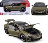 Bburago 2022 Audi Rs E-Tron Gt Green 1:18 Bburago