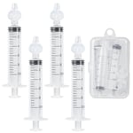 Blendura 4 Lot Seringue Nasale Bébé 10 ml, Bébé Irrigateur Nasal Sécurité Confort, Aspirateur Nasal Portable Réutilisable, Dispositif d'irrigation Nasale de Bébé