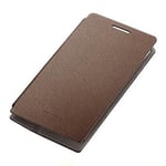 Étui en Cuir huawei Original pour Huawei Ascend P6 Marron