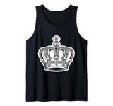 Royal Crown Illustration Elegant and Regal Art Design Tank Top