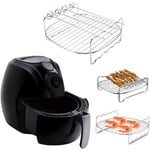 Fryer Accessories Double-deck Air Fryer Rack Tray Rack Baking Dishes Grill Rack