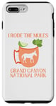 Coque pour iPhone 7 Plus/8 Plus J'ai chevauché le mulet du parc national du Grand Canyon à dos de mulet de Moscou